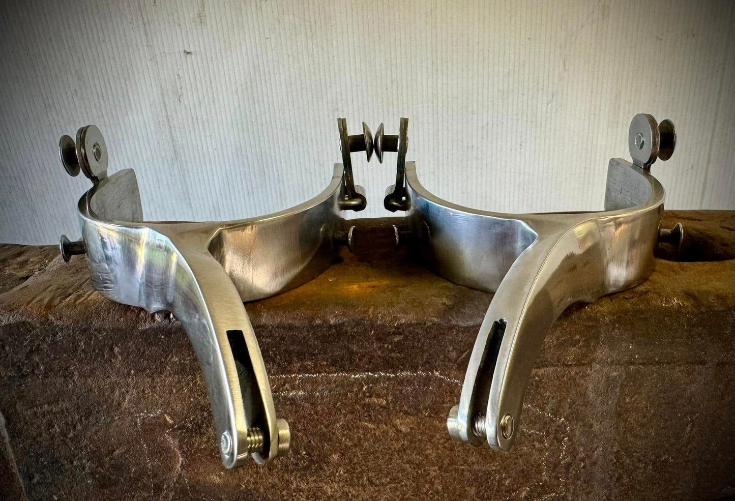 Steel Bullriding Spurs