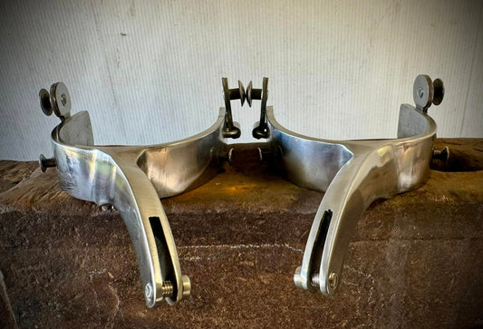 Steel Bullriding Spurs