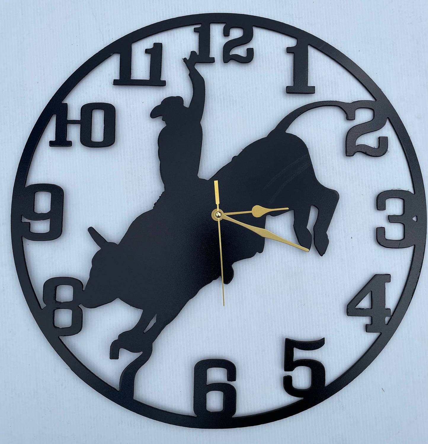 Bullrider Wall Clock